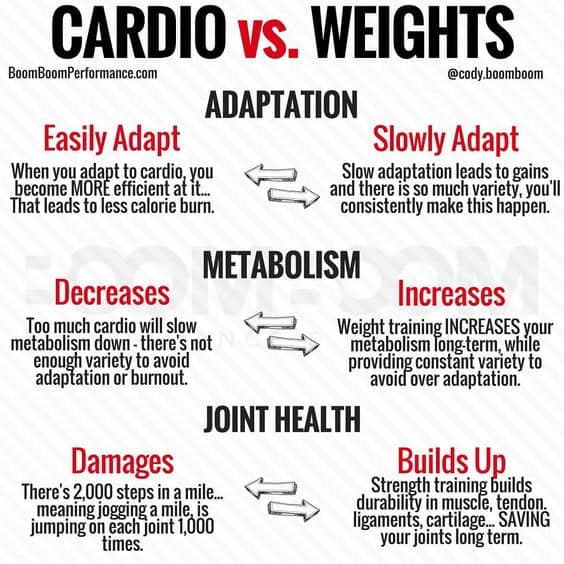 Muscle Building Vs Cardio for Weight Loss