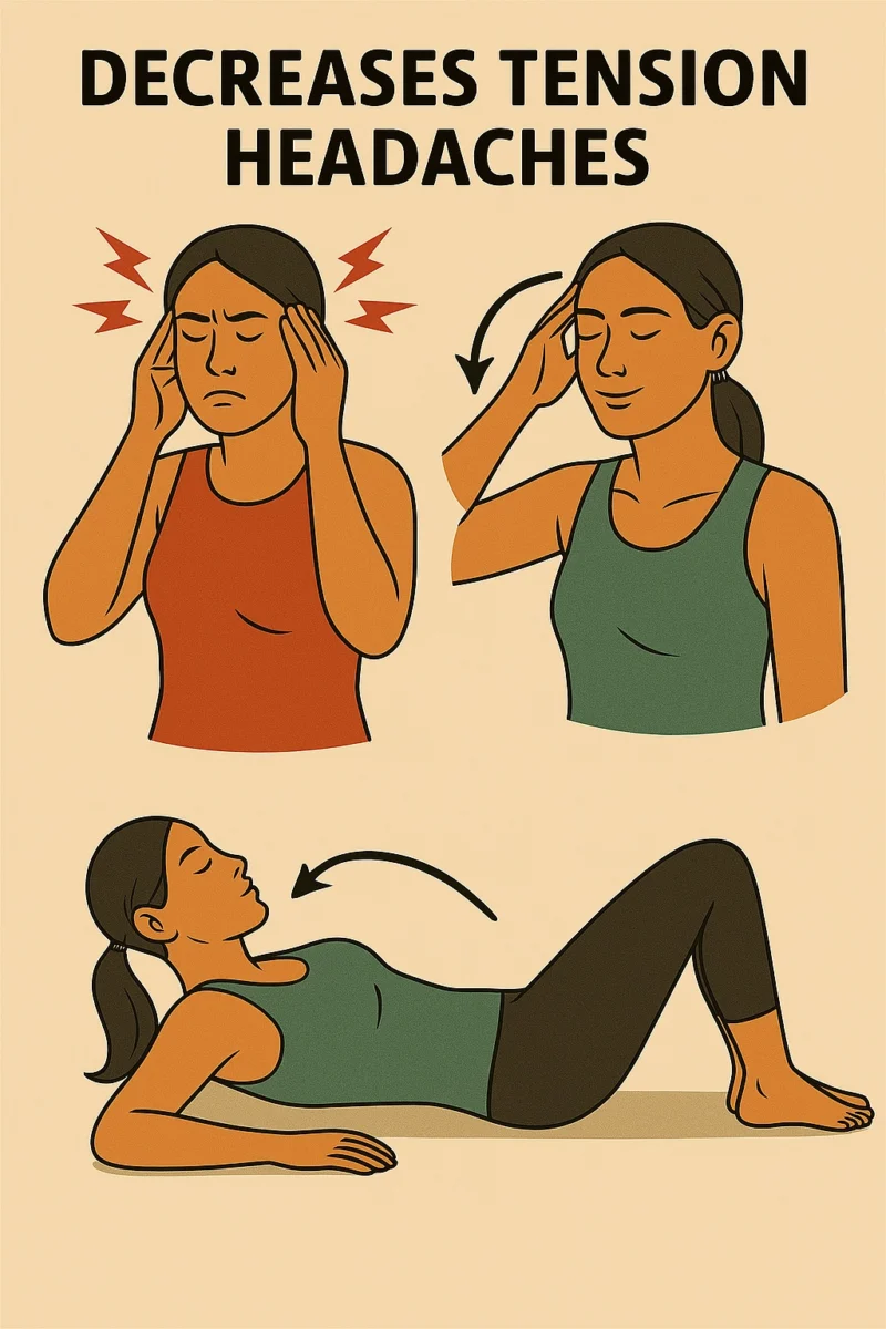 Helps Decrease Tension Headaches