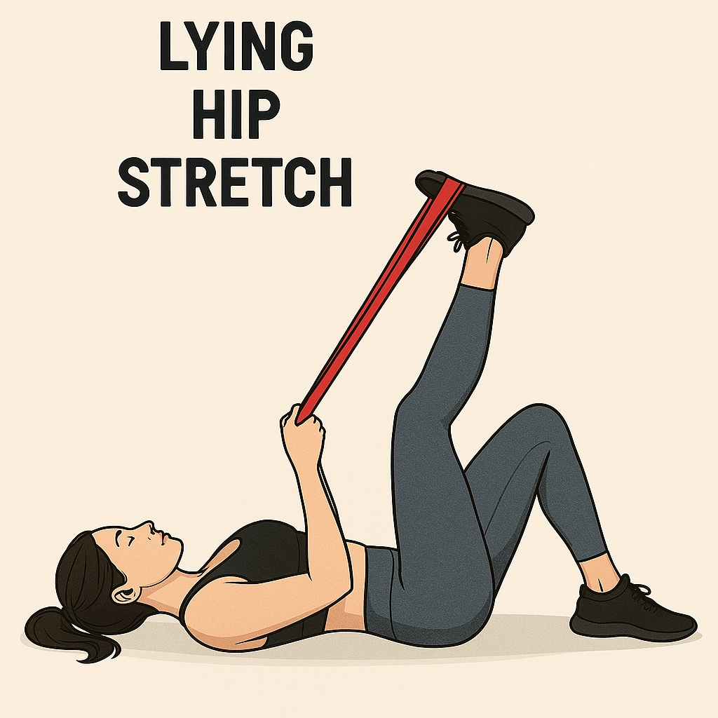 Lying Hip Stretch