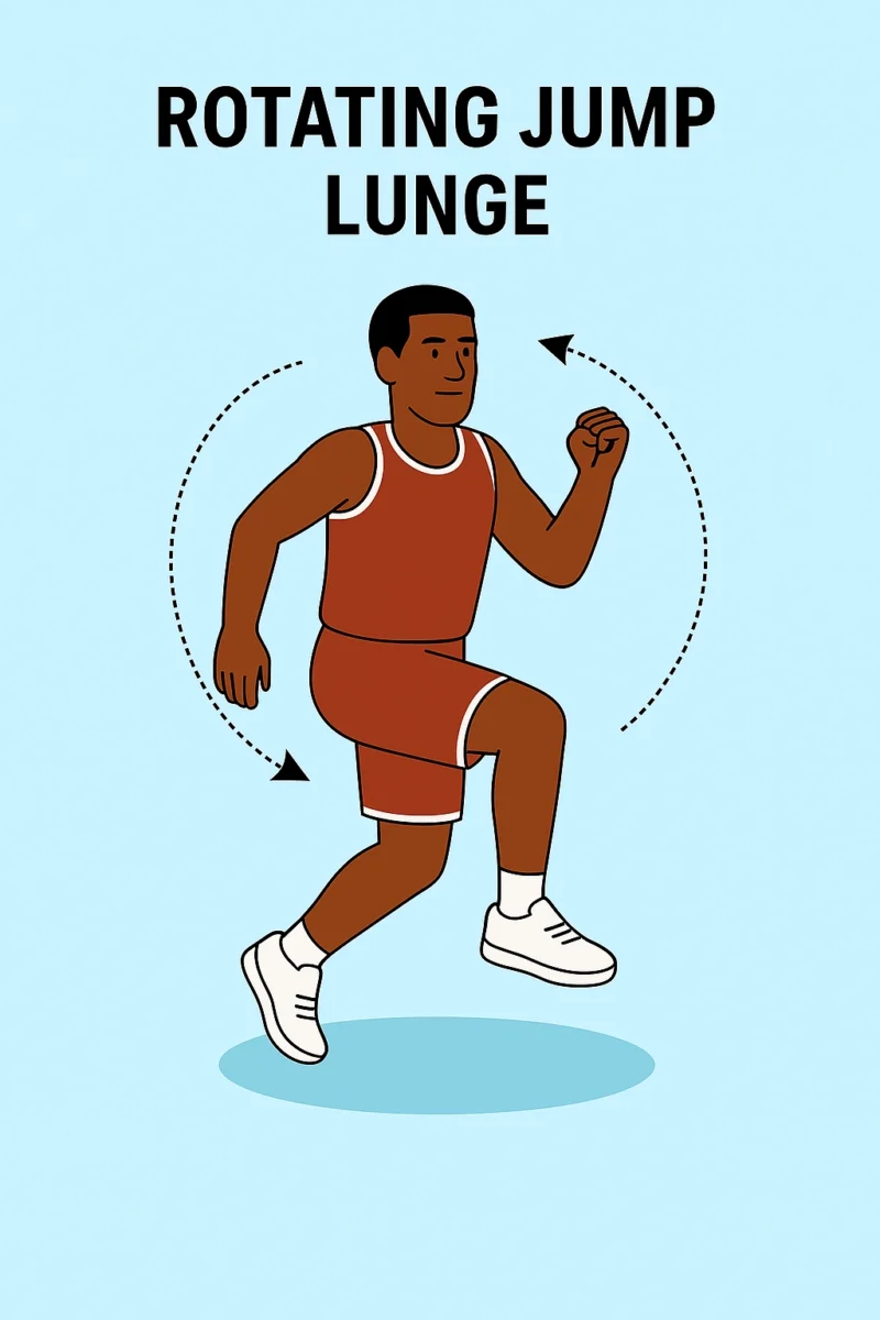 Rotating Jump Lunge