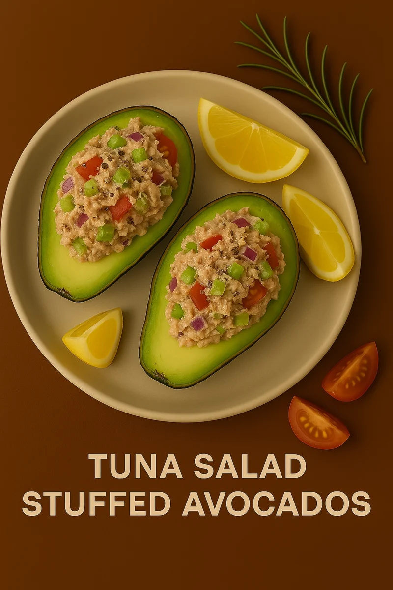 Tuna Salad Stuffed Avocados