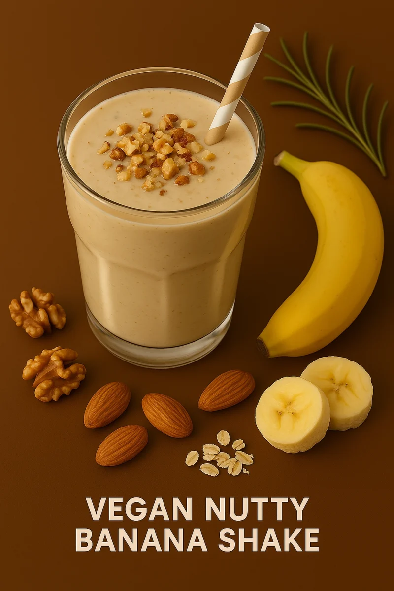 Vegan Nutty Banana Shake