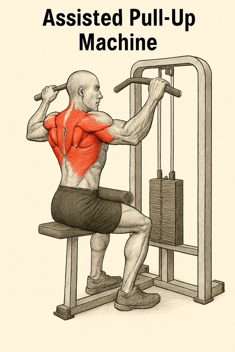 Assisted Pull-Up Machine