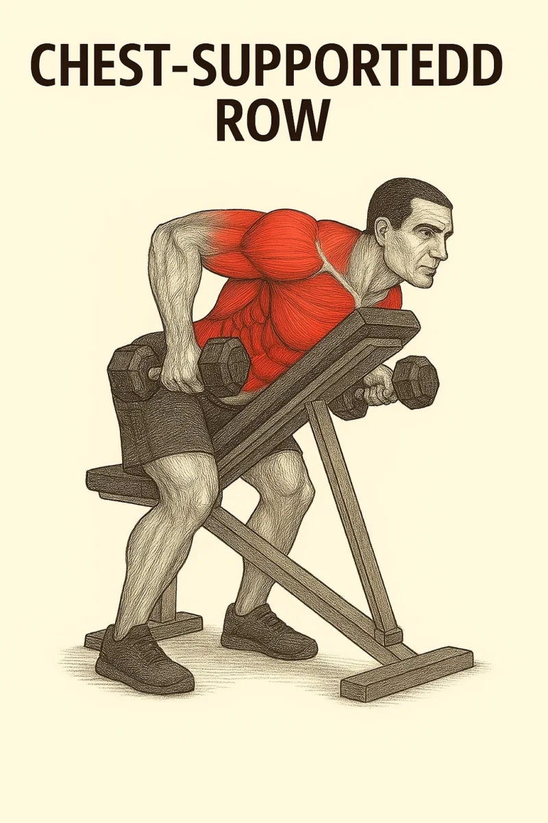Chest-supported row