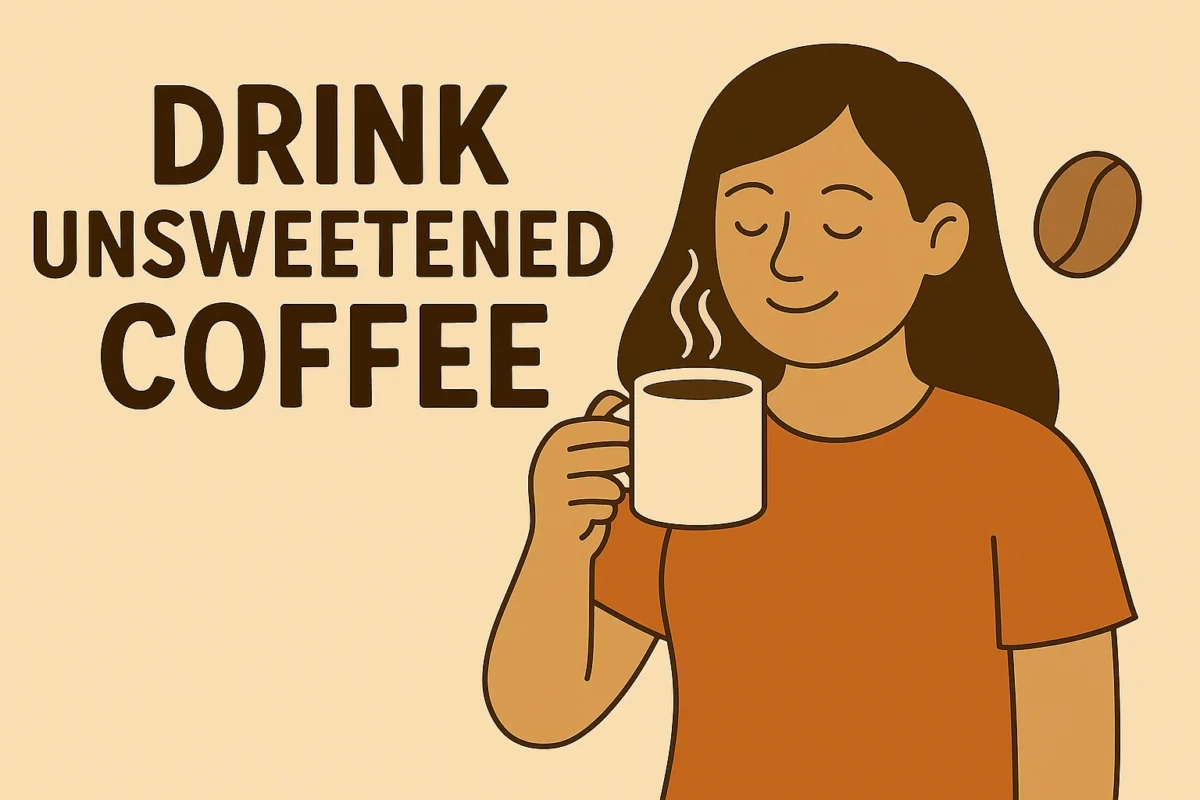 Drink Unsweetened Coffee