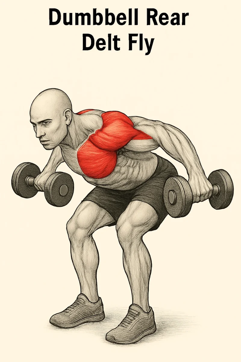 Dumbbell Rear Delt Fly