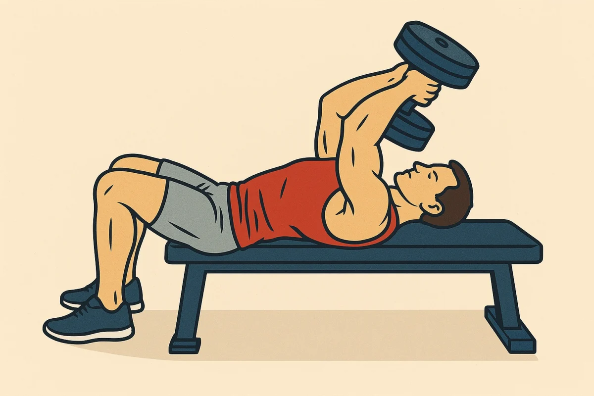 Dumbbell pullover