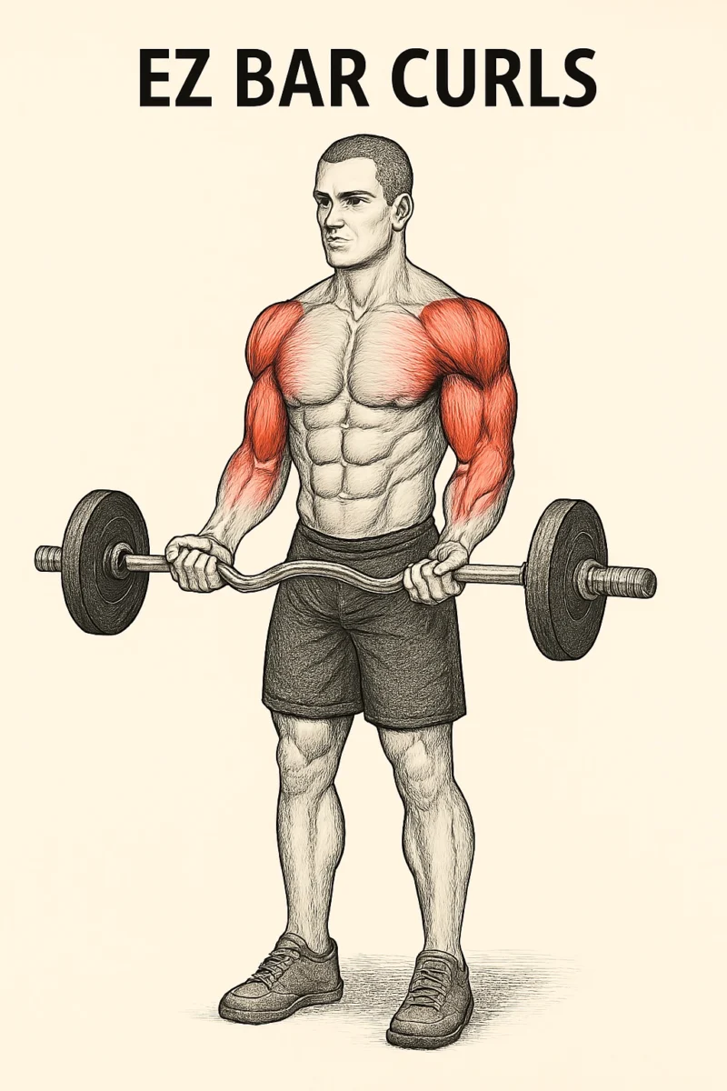 EZ Bar Curls