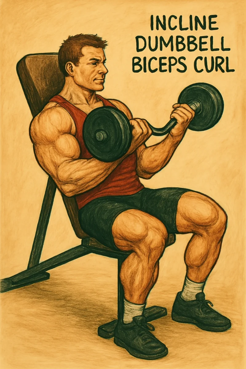 Incline Dumbbell Biceps Curl