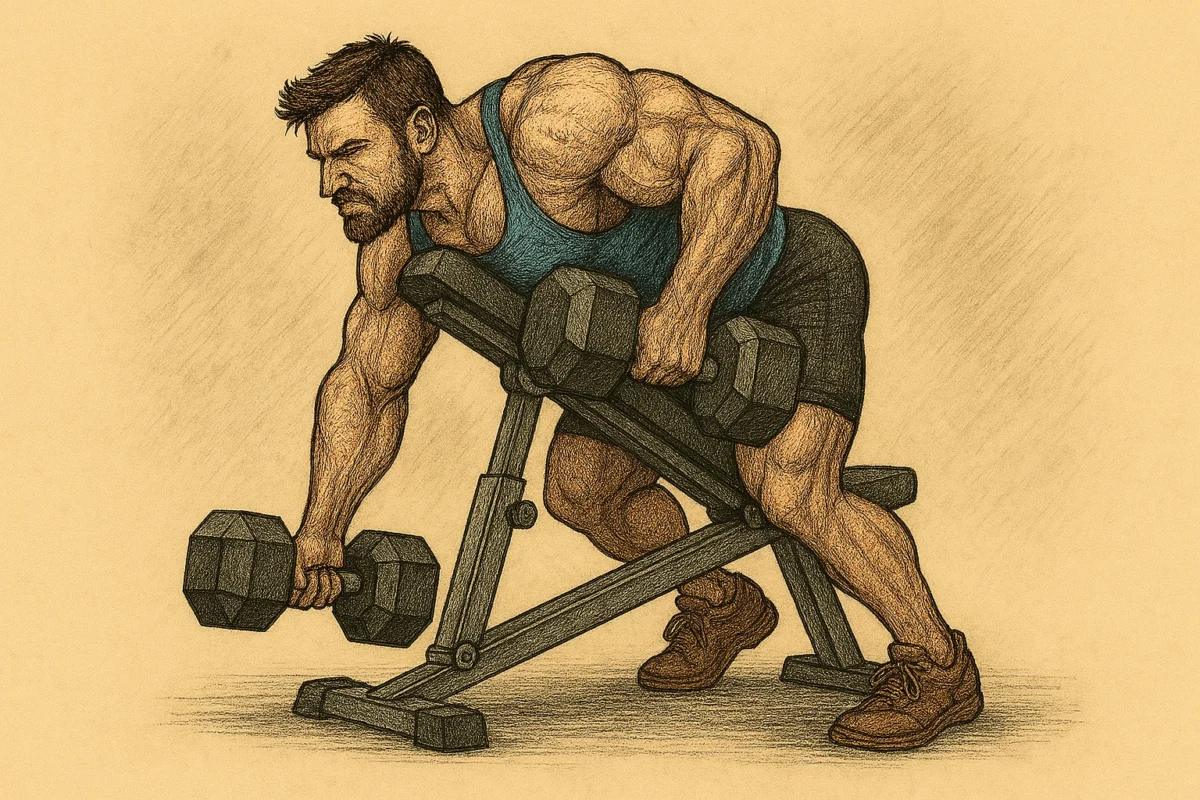 Incline Dumbbell Row