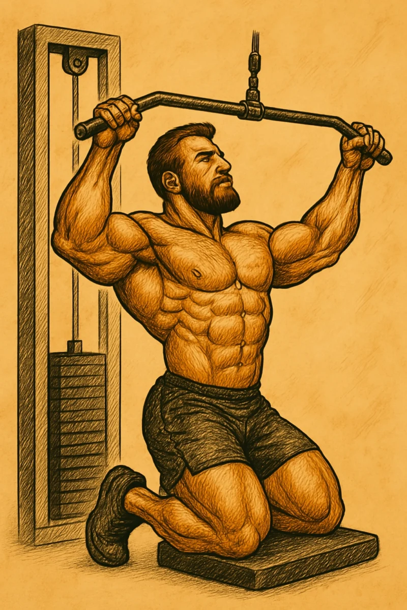 Kneeling Lat Pulldown