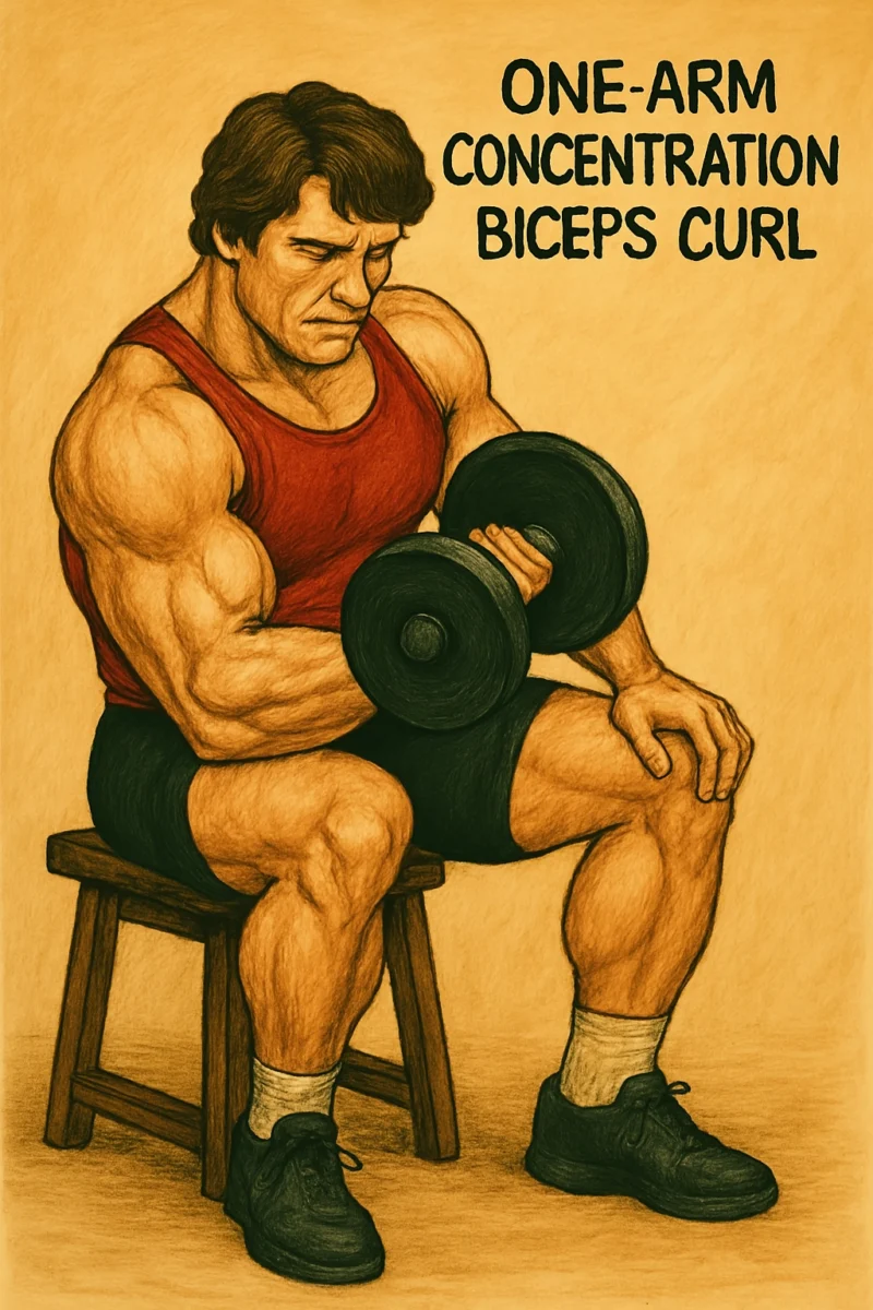 One-Arm Concentration Biceps Curl
