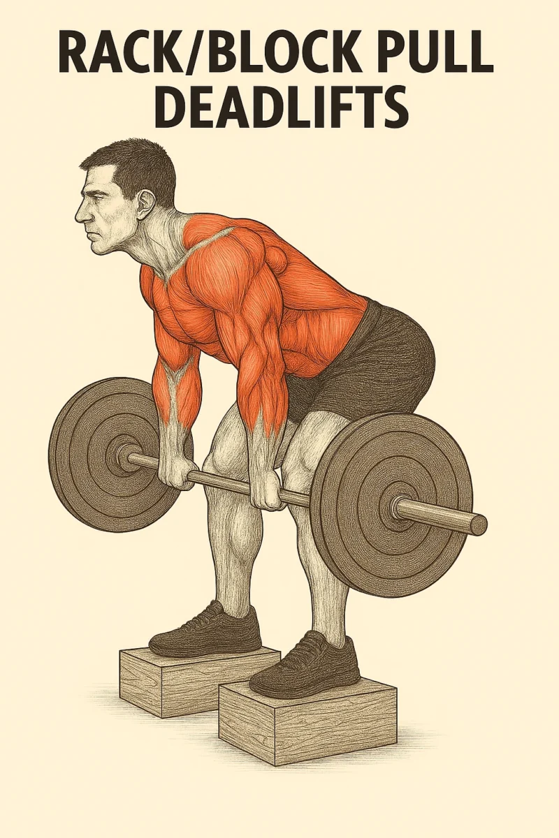RackBlock Pull Deadlifts
