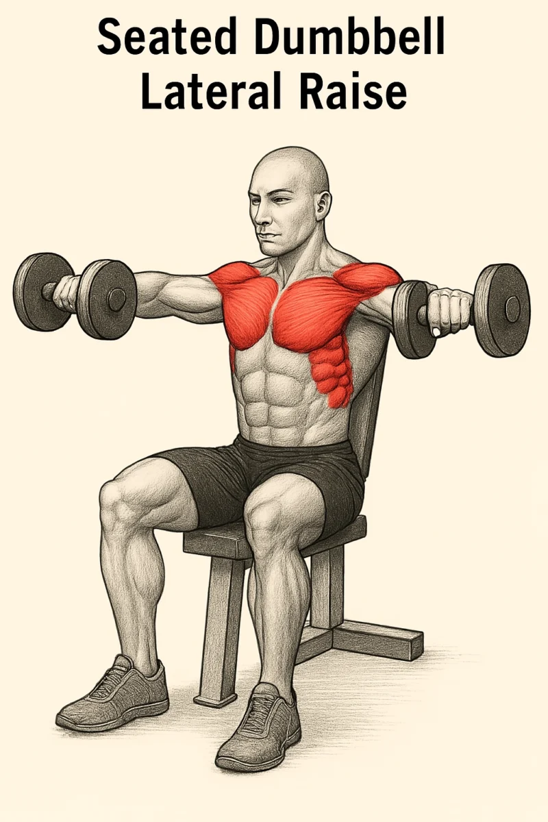 Seated Dumbbell Lateral Raise