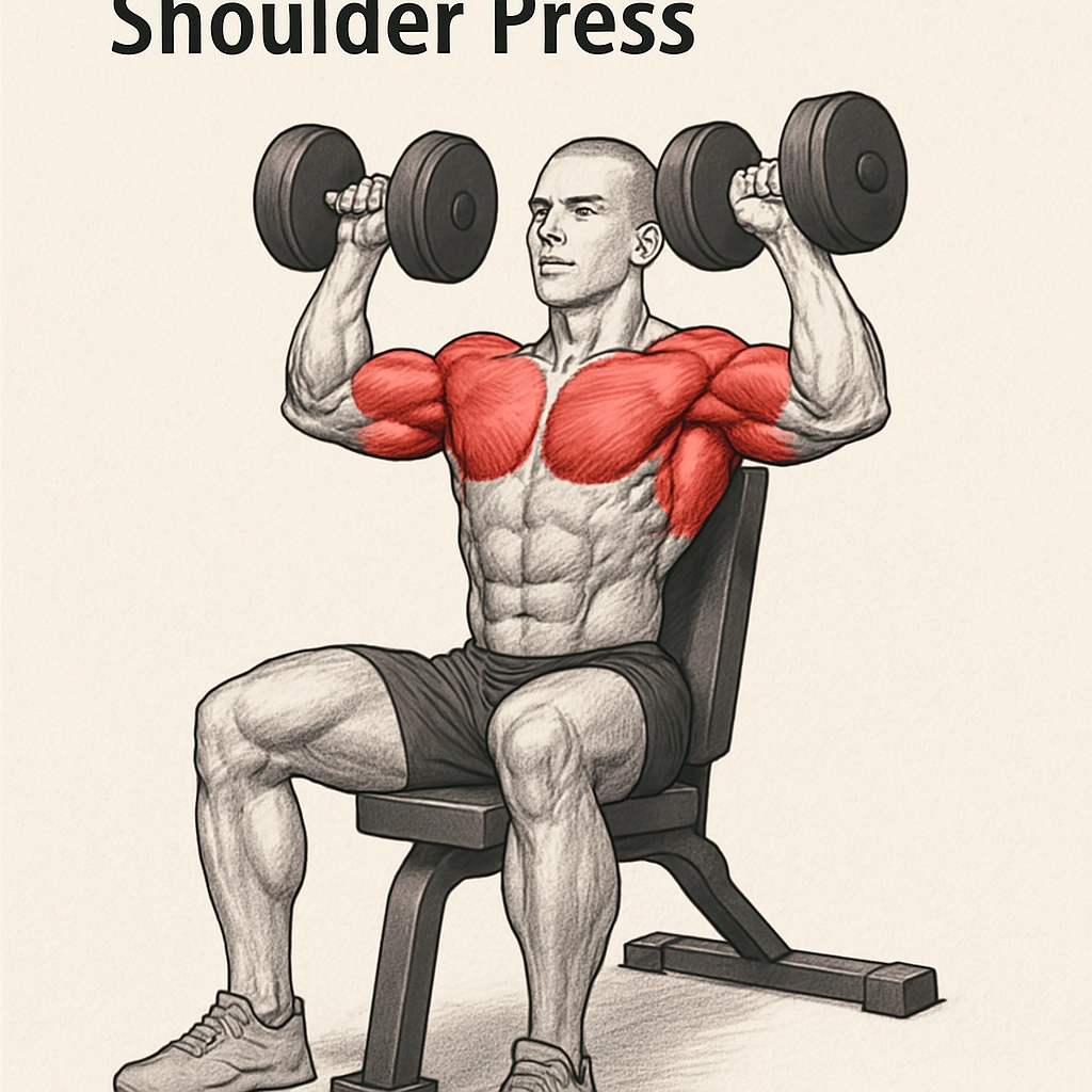 Seated Dumbbell Shoulder Press