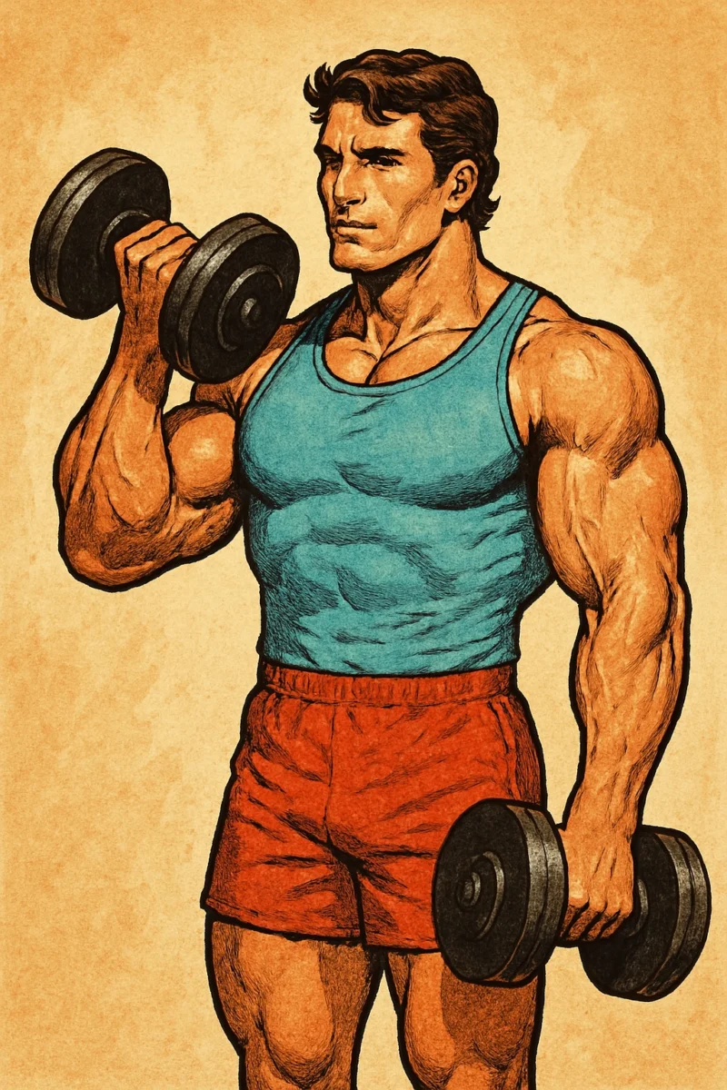 Standing Alternate Dumbbell Bicep Curl
