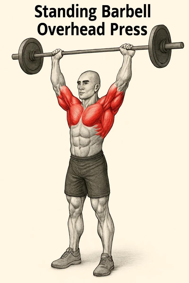 Standing Barbell Overhead Press