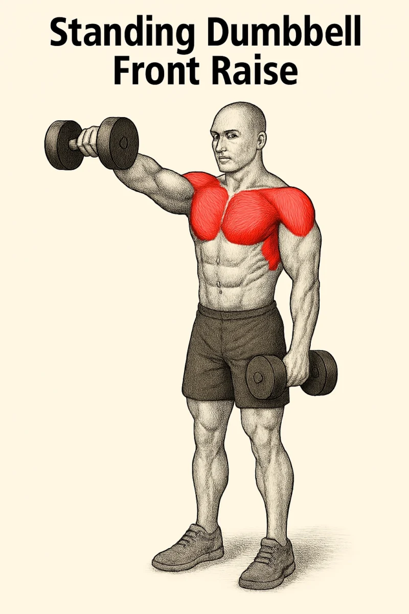 Standing Dumbbell Front Raise