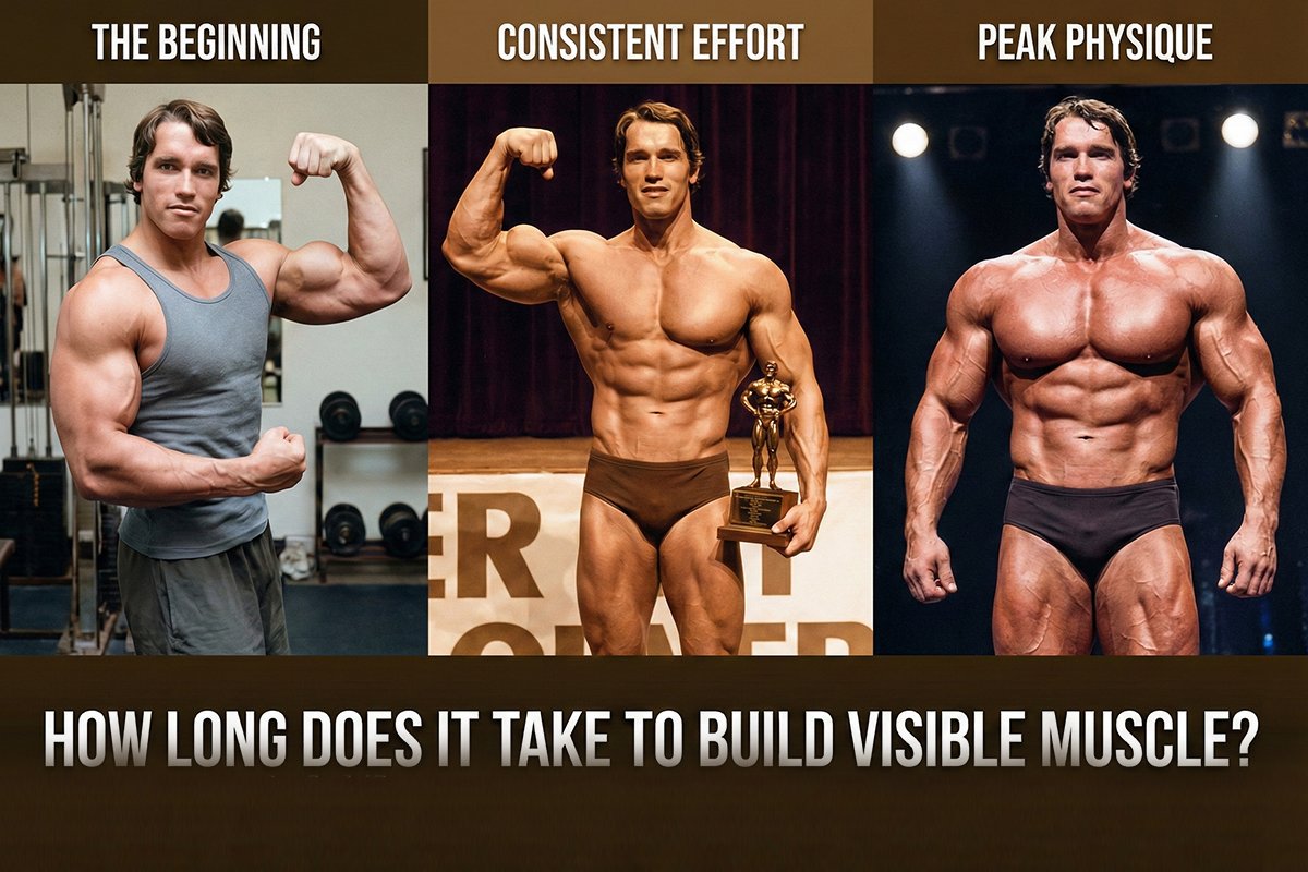 How Long Does It Take to Build Visible Muscle?